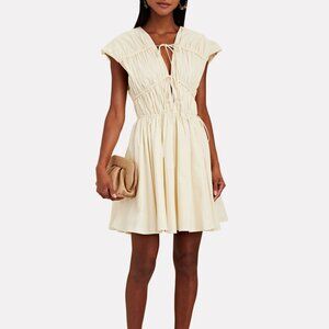 TOVE Cream Midi Dress